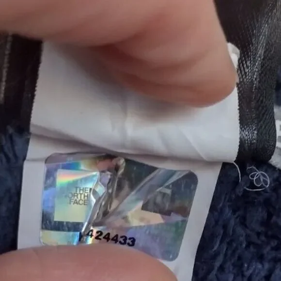 Girl's North Face Blue Fluffy Fleece Jacket Large Age 14 15 16 Year's Ladies XS - Picture 7 of 7